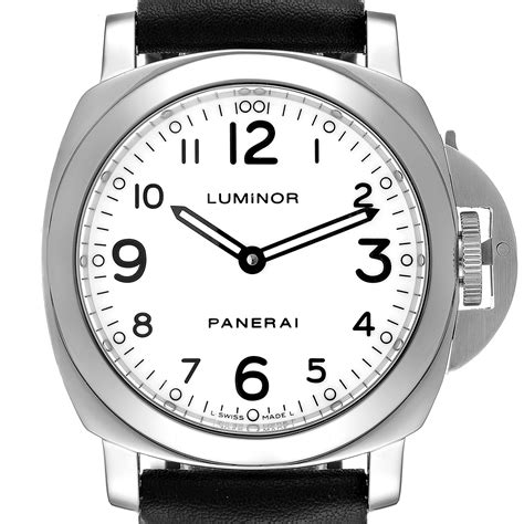 Panerai PAM 114 Luminor Base White Dial Steel 44mm PAM00114.